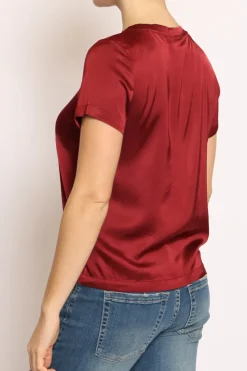 Vicolo Blusa girocollo satin