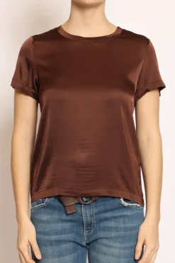 Vicolo Blusa girocollo satin