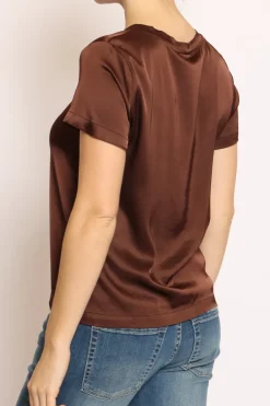 Vicolo Blusa girocollo satin