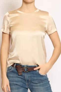 Vicolo Blusa girocollo satin