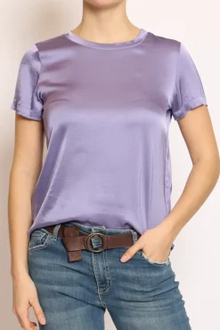 Vicolo Blusa girocollo satin