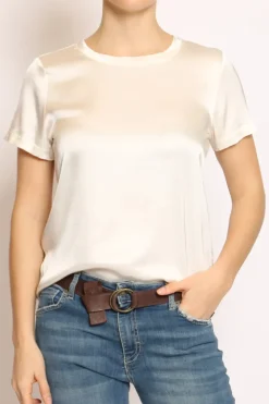 Vicolo Blusa girocollo satin