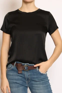 Vicolo Blusa girocollo satin