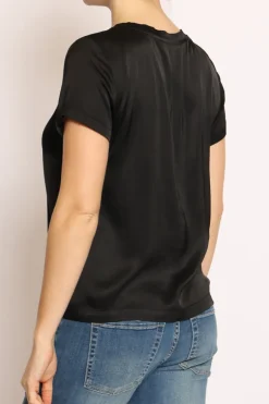 Vicolo Blusa girocollo satin
