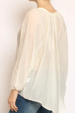 Kontatto Blusa in mussola off white