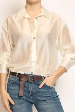 Zeroassoluto Camicia CAMY in mussola TENCEL FIBRA NATURALE