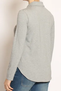 Zeroassoluto Camicia CARLY in jersey grigio melange