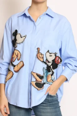 Tensione In Camicia patch topo