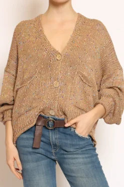 Have one Cardigan con bottoni filo multicolor