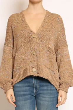 Have one Cardigan con bottoni filo multicolor