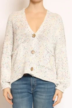 Have one Cardigan con bottoni filo multicolor