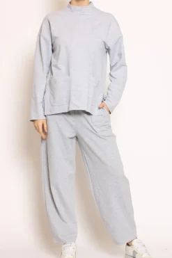 Zeroassoluto Giacca felpa light grigio melange