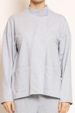 Zeroassoluto Giacca felpa light grigio melange