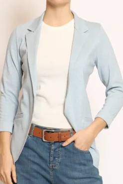 Zeroassoluto Giacca JIN elasticizzata lurex cielo