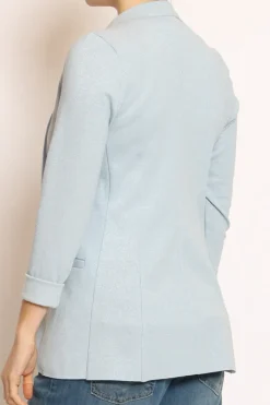Zeroassoluto Giacca JIN elasticizzata lurex cielo