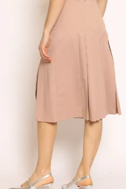 Vicolo Gonna plisse\' con pizzo