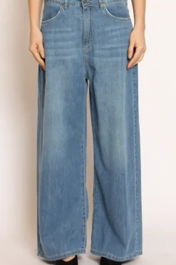 Tensione In Jeans GIUSI LIGHT wide leg denim light