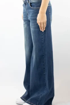 Zeroassoluto Jeans kam2 palazzo lavaggio medio