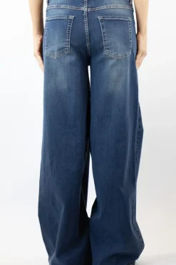 Zeroassoluto Jeans kam2 palazzo lavaggio medio