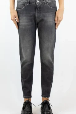 Zeroassoluto Jeans Lisa boyfriend denim nero