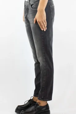 Zeroassoluto Jeans Lisa boyfriend denim nero