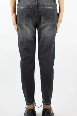 Zeroassoluto Jeans Lisa boyfriend denim nero