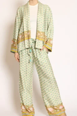 Wu'Side Kimono corto fantasia acqua/sand/olio