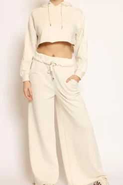 Have one Maglia crop cappuccio