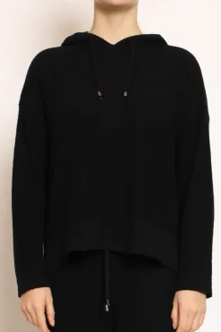 Kontatto Maglia in bouclu00e8 elasticizzato con cappuccio