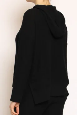 Kontatto Maglia in bouclu00e8 elasticizzato con cappuccio