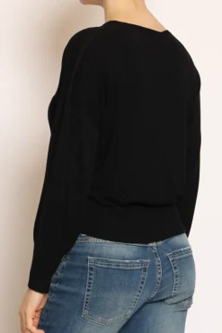 Kontatto Maglia scollo v in filo di viscosa