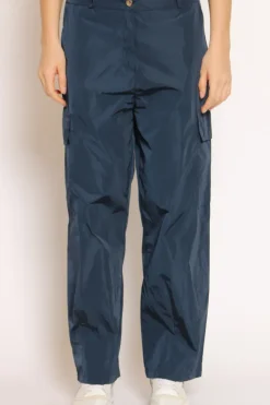 Zeroassoluto Pantalone cargo tessuto parachute