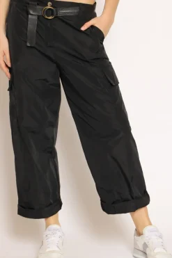 Zeroassoluto Pantalone cargo tessuto parachute