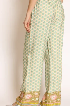Wu'Side Pantalone coulisse fantasia acqua/sand/olio
