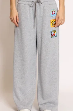 Tensione In Pantalone felpa patch Snoopy