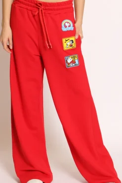 Tensione In Pantalone felpa patch Snoopy