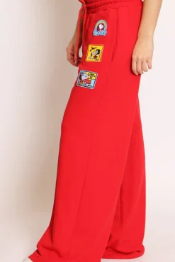 Tensione In Pantalone felpa patch Snoopy