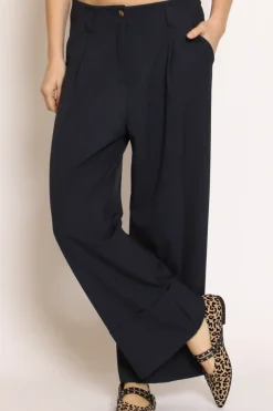 Zeroassoluto Pantalone GESSY con risvolto tessuto comfort elasticizzato