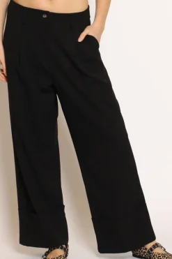 Zeroassoluto Pantalone GESSY con risvolto tessuto comfort elasticizzato