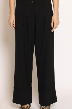 Zeroassoluto Pantalone GESSY con risvolto tessuto comfort elasticizzato