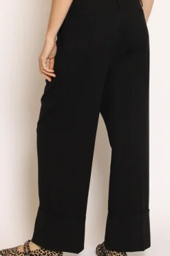 Zeroassoluto Pantalone GESSY con risvolto tessuto comfort elasticizzato