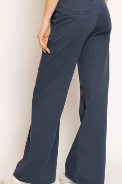 Zeroassoluto Pantalone LILLY palazzo cotone elasticizzato