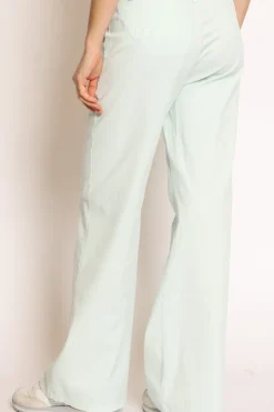 Zeroassoluto Pantalone lilly palazzo cotone elasticizzato