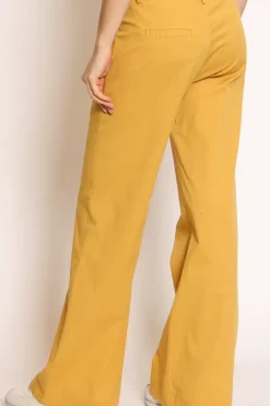 Zeroassoluto Pantalone lilly palazzo cotone elasticizzato