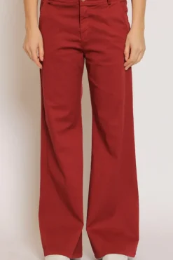 Zeroassoluto Pantalone LILLY palazzo cotone elasticizzato