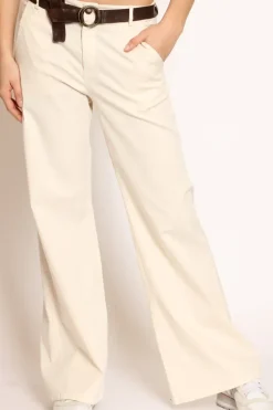 Zeroassoluto Pantalone lilly palazzo cotone elasticizzato