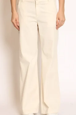 Zeroassoluto Pantalone lilly palazzo cotone elasticizzato