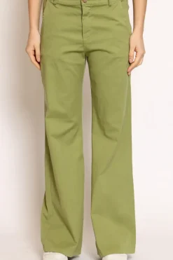 Zeroassoluto Pantalone LILLY palazzo cotone elasticizzato