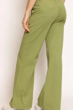 Zeroassoluto Pantalone LILLY palazzo cotone elasticizzato