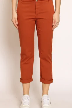 Zeroassoluto Pantalone LOIS chino cotone elasticizzato